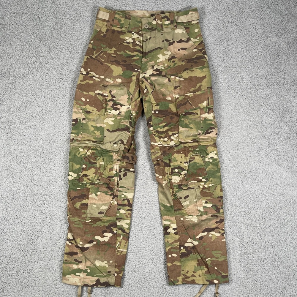 ReadyOne Flame Resistant Army Combat Pants Small Short Multicam Knee Pad Slot
